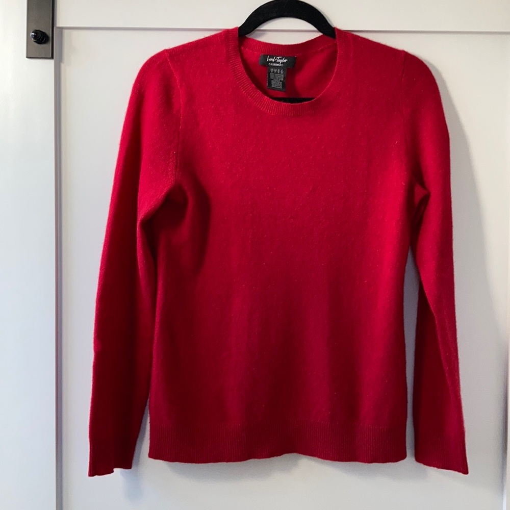 Cherry Red Cashmere sweater